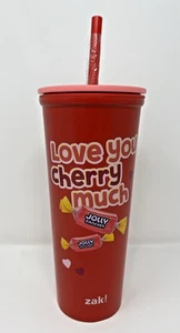 Bicchiere isolato Jolly Ranchers 22 oz con cannuccia - Zak Designs - San Valentino - Foto 1 di 3