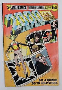 Vintage 2000 AD Monthly Comic No.5 Judge Dredd DR & Quinch Hollywood 1985 Sci-Fi - Picture 1 of 7