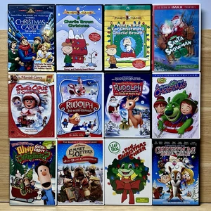 Christmas DVD Lot – 12 Animated Children’s & Family Holiday Movies - Picture 1 of 8