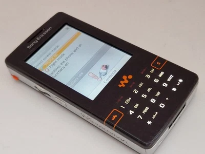 Good Condition (Orange/Talk Home Network) Sony Ericsson Walkman W950i Smartphone - Image 1 of 4
