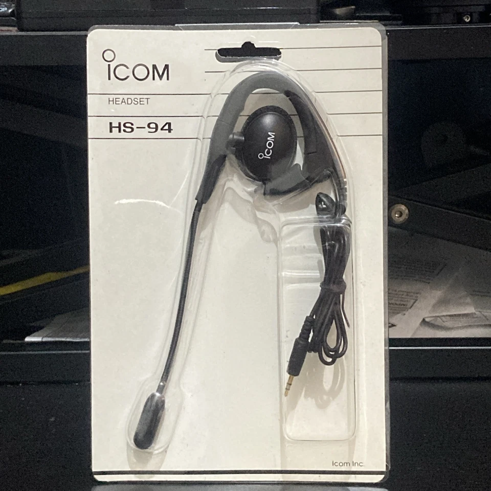 NEW ICOM HS-94 Headset for IC-V8 IC-V85 IC-V85E Read! - Image 1 of 3