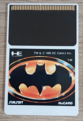 Batman (NEC PC Engine) Sunsoft, authentic Hucard/cart ONLY, US seller - Image 1 of 4