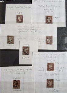 GB QUEEN VICTORIA SMALL COLLECTION OF LINE ENGRAVED STAMPS USED, NICE (E12) - Picture 1 of 1