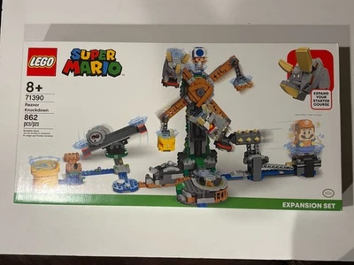 LEGO Super Mario: Reznor Knockdown Expansion Set (71390) Brand New Unopened - Image 1 of 4