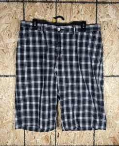 Vintage Polo Ralph Lauren Short Slack Pants Mens Black&White Check Pattern 34 - Picture 1 of 10