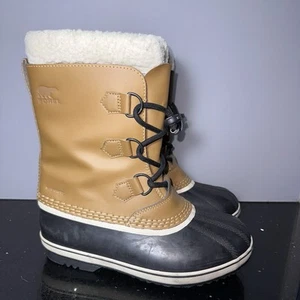 SOREL Yoot Pac Leather Waterproof Winter Boots - Suit Womens Size US 6 #37505 - Picture 1 of 14