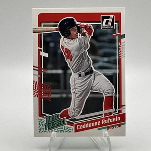 2023 Panini Donruss Ceddanne Rafaela Rated Prospect #63 - Boston Red Sox - Picture 1 of 2