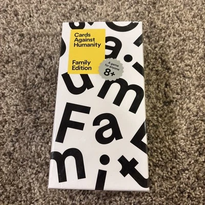 CARTÕES CONTRA A HUMANIDADE FAMILY EDITION IDADE 8+ JOGADOR 4-20 NOVO LACRADO  - Imagem 1 de 2