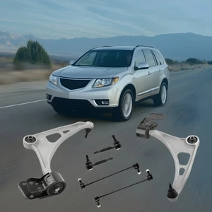 Front Suspension Lower Control Arms Sway Bar Tie Rod For 2014-20 Acura MDX Pilot - Picture 1 of 57