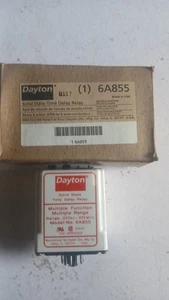 DAYTON 6A855 120VAC 10A .05SEC-999MIN NSMP - Picture 1 of 7