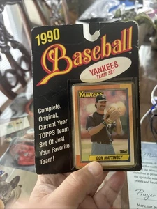 1990 Topps Baseballkarte Yankees Team Set Factory Sealed Megacards - Bild 1 von 3