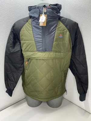 Chaqueta con Capucha Passenger Para Hombre Caqui Verde/Negro Talla M Oceanic Reciclado Aislado Foto 1 de 4