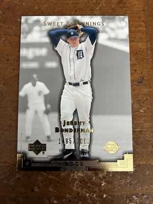 Upper Deck Sweet Spot 2003 - Sweet Beginnings Jeremy Bonderman #1495/2003 Foto 1 de 2