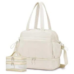 Gym Bag for Women Travel Duffle Bag, Water Resistant Carry on Weekender with ... - Bild 1 von 7