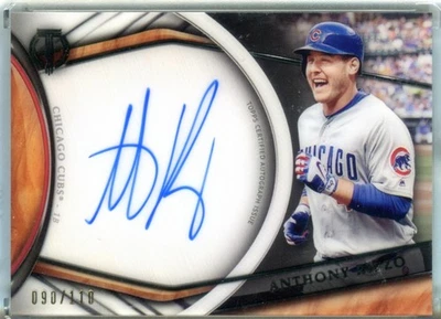 Anthony Rizzo Chicago Cubs 2018 Topps Tribute Autograph #TA-AR  #090/110 Auto - Image 1 of 2