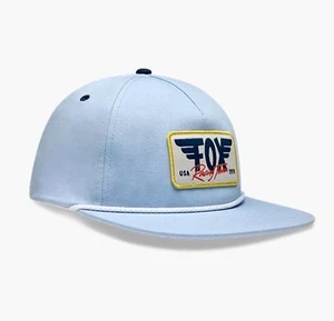 Fox Racing Damen geflügelte Snapback Cap $ 35 verstellbar Mütze Einheitsgröße hellblau - Bild 1 von 2