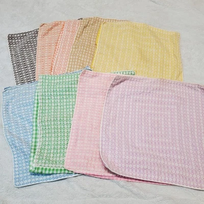 Lote 9 fundas de almohada vintage hechas a mano arco iris guinga con diseños cosidos a mano Foto 1 de 4