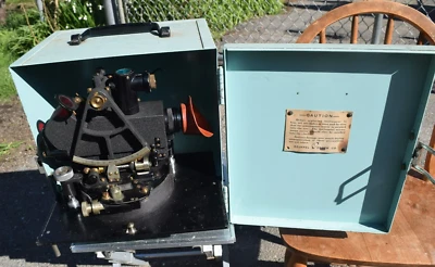 Mira telescópica Keuffel & Esser Pilot Globo Marino Teodolito Marina Pibal Segunda Guerra Mundial Aero-128 Foto 1 de 4