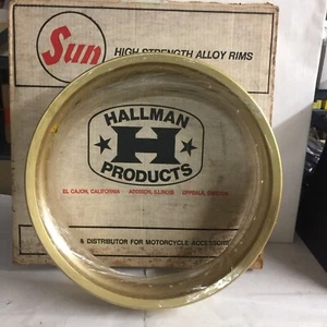 Sun Rim Rear 988000 Suzuki RM 250 1979-1980  Gold Vintage Motocross AHRMA - Picture 1 of 8