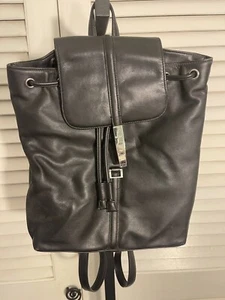dkny ladies Vintage Leather backpack - Picture 1 of 6