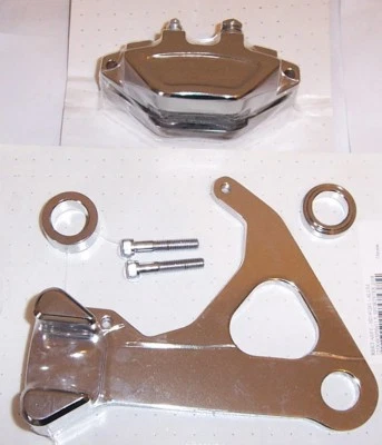 Harley RevTech Rear Billet 4-piston Brake Caliper kit 08-10 Sportster Models  - Image 1 of 3