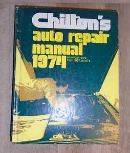 1974 American Cars 1967-1974 Chilton Auto Repair Manual, Hardcover - Picture 1 of 14