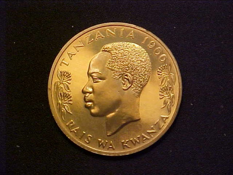 1966 TANZANIA 20 SENTI KM# 2 - CH/GEM PROOF-EYE APPEAL-5,500 MINTED!-d4219txx Cover