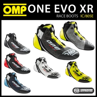 2025 OMP One Evo X Racing Driver Boots Shoes Professional Model FIA 8856-2018 - Изображение 1 из 4