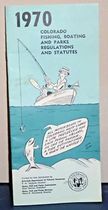 1970 Colorado Fishing Boating & Parks Regulations & Statutes Booklet - Picture 1 of 3