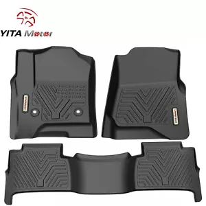 YITAMOTOR Floor Mats for 2015-2020 Chevy Tahoe GMC Yukon TPE Rubber All Weather - Foto 1 di 8