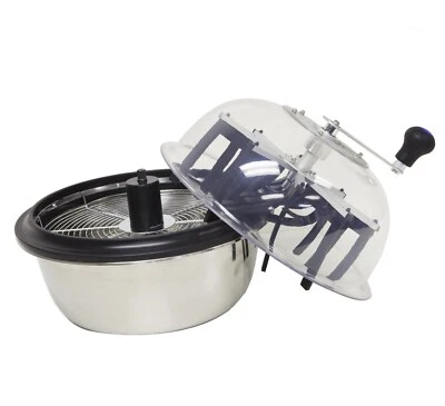 Manual 19" Hidropónico Acero Inoxidable Cuenco Recortador de Hojas Torcido Corte Giratorio Brote Flor Foto 1 de 2