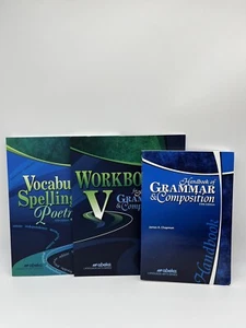 Abeka Workbook V for handbook of Grammar, Spelling V & Handbook, Like New - Picture 1 of 7