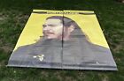 RARE HUGE POST MALONE CONCERT STORE BANNER DOUBLE SIDED 102" x 88" TOTAL POSTER