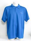 COLUMBIA Mens Polo Shirt XXL 2TG Blue Omni-Shade Polyester