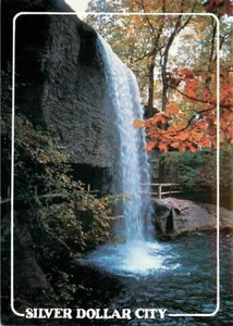 Postcard Waterfall, Silver Dollar City, Missouri - Picture 1 of 2