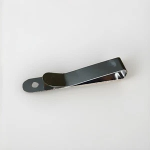 Pequeño clip para cinturón/funda de fábrica de cuero Tandy placa de níquel para funda de teléfono celular - Imagen 1 de 5