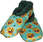 Golden Retriever Dog Slippers Comfies Unisex Soft Lined Animal Print Booties