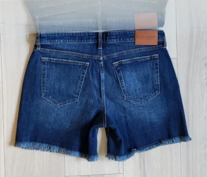 Pantaloncini denim marca Lucky donna 6 28x6 fidanzato jeans boho frange taglio estivo - Foto 1 di 8