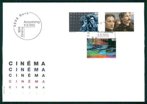 SVIZZERA FDC 1995 CINEMA CINEMA FILM m3457 - Foto 1 di 2