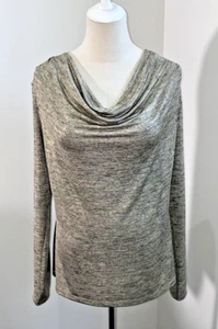 Moss & Spy - Size 14 - Gold Cowl Neck Long Sleeve Top - Preowned VGC - Picture 1 of 7