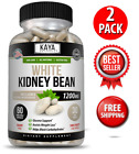 (2 Pack) White Kidney Bean Extract, Carb Blocker, Curb Appetite, Glucose Support