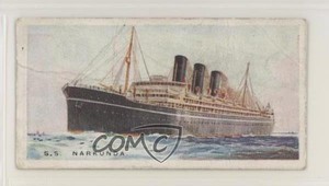 1924 ITC of Canada Merchant Ships of the World Tobacco SS Narkunda #28 z6d