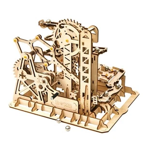 ROKR 3D-Holz-Puzzle Murmelbahn / Kugelbahn "Marble Run Climber" - Bild 1 von 5