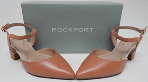 Rockport Noelle Sz US 5 W WIDE EU 35 Women's 2-Piece Leather Pumps Canyon Stone - Picture 1 of 12