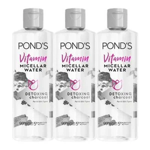 Pond's Vitamin Micellar Water - Detoxing Charcoal, 13.5oz (400ml) (Pack of 3) - Picture 1 of 3