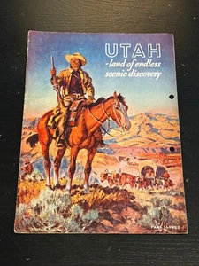 1939 UTAH - Land of Endless Scenic Discovery Pamphlet - Picture 1 of 2