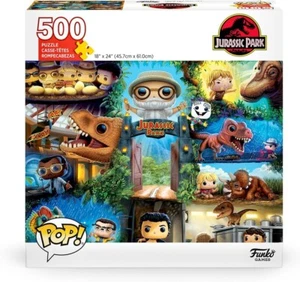 Funko Pop Puzzle Jurassic Park 500 Pieces Board Game - Picture 1 of 2