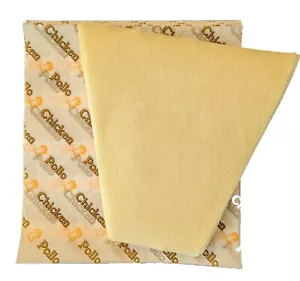 Tamale Pergamentverpackungen & Huhn außen 50 EA. 9x9x3,5" Schale. 9x10" Außen - Bild 1 von 2