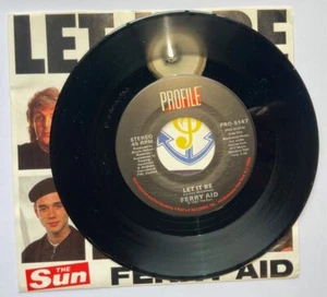 Ferry Aid [w/ Paul McCartney], Let It Be, 45 w/ pic slv (US, Profile, 1987), M- - Imagen 1 de 4