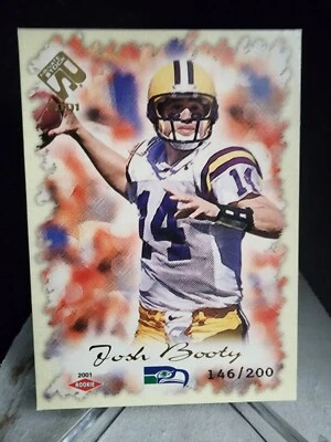 JOSH BOOTY 2001 PACIFIC PRIVATE STOCK ROOKIE #167 SEATTLE SEAHAWKS #146/200 MINT - Image 1 of 2